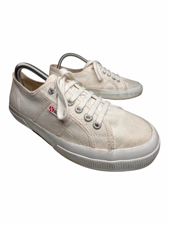 Superga Shoes - Superga 2750 Cotu Classic White Canvas Sneakers‎ Unisex Women’s 9.5
